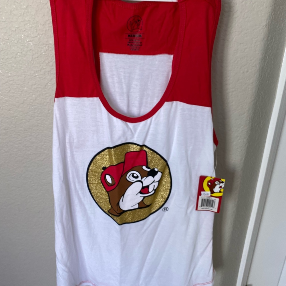 Size medium shirt bought at Buc-ees